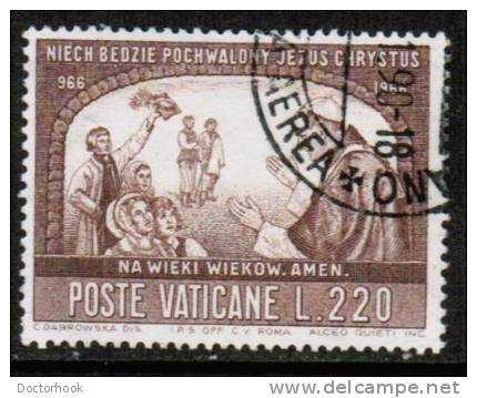 VATICAN   Scott #  438  VF USED - Used Stamps