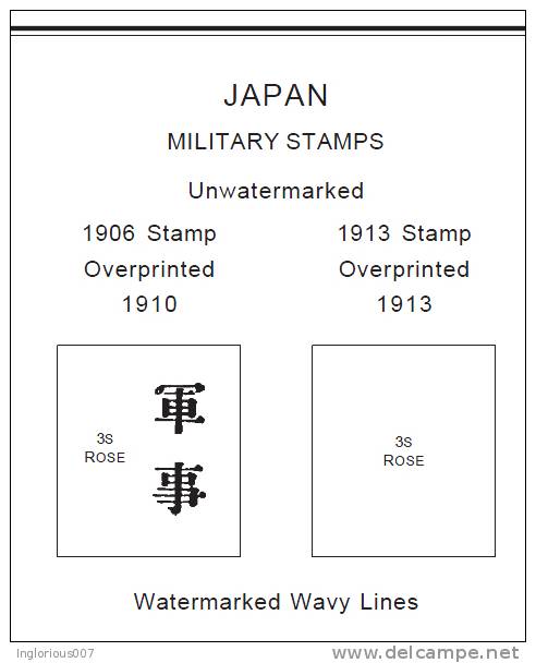 JAPAN STAMP ALBUM PAGES 1871-2011 (593 Pages) - Anglais