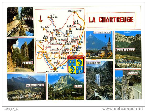 {56527} La Chartreuse , Paysages , Carte Et Multivues ; Cirque De Saint Meme , Pic De L'Oeillette , Route Du Désert - Cartes Géographiques