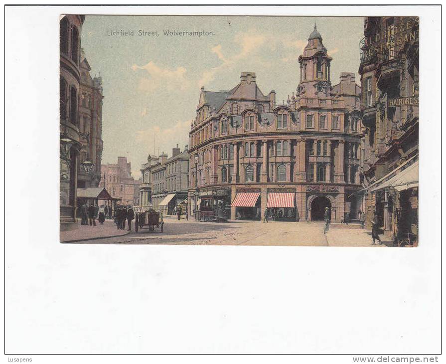 OLD FOREIGN 6819 - UNITED KINGDOM - LICHFIELD STREET, WOLVERHAMPTON - TRAM TRAMWAY PRICE LEWIS STORE - Wolverhampton