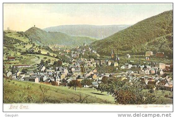 CPA - BAD EMS - VUE PANORAMIQUE – Edition Louis Glaser / N° 3784 - Bad Ems