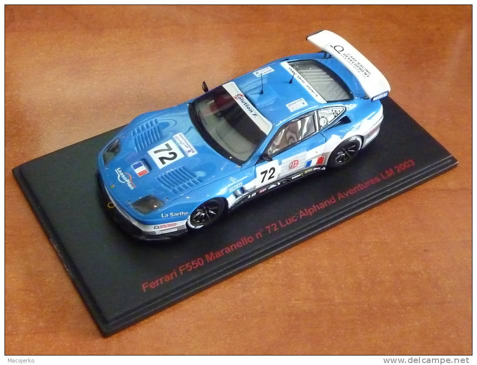 Red Line RL005, Ferrari 550 Maranello #72 LM03 Luc Alphand Aventures, Alphand - Policand - Dor, 1:43 - Red Line