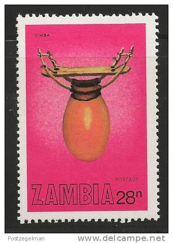 ZAMBIA 1981 MNH Stamp(s) Music Instruments 266 #6212 One Value Only - Zambie (1965-...)