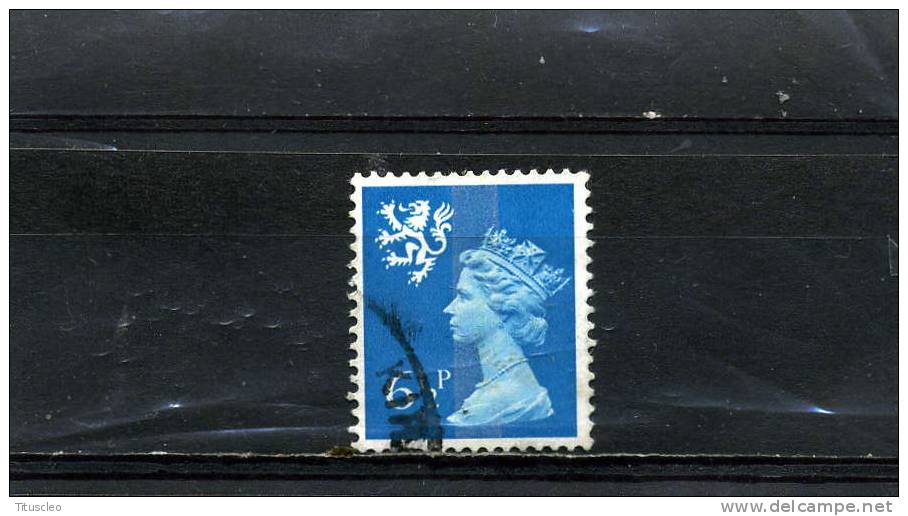 GRANDE BRETAGNE 774° 6p1/2 Bleu-vert Elisabeth II Ecosse - Escocia