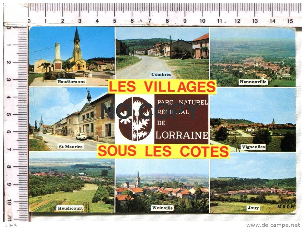 PARC  REGIONAL LORRAINE -  Villages  : Haudiomont, Combres, Hannonville,St Maurice,  Vigneulles, Heudicourt, Woinville, - Lorraine