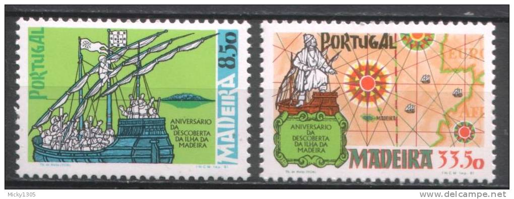Portugal / Madeira - Mi-Nr 71/72 Postfrisch / MNH ** (w347) - Madère