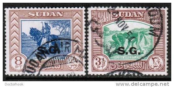 SUDAN  Scott #  O 51-60  VF USED - Soudan (...-1951)