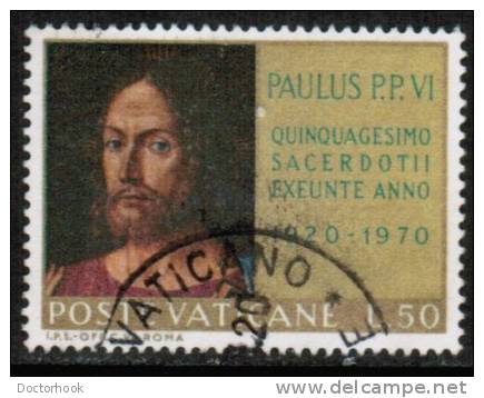 VATICAN   Scott #  489  VF USED - Used Stamps
