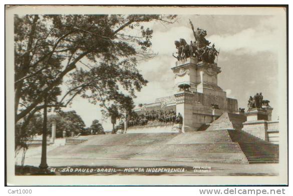 BRASIL SAO PAULO MONUMENTO DA INDEPENDENCIA  1950/60 - São Paulo