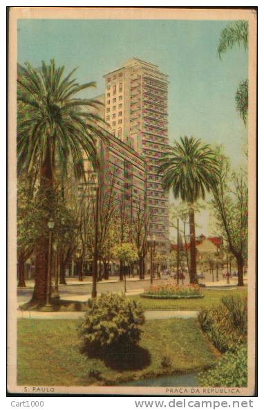 BRASIL SAO PAULO PRACA DA REPUBLICA  1950/60 - São Paulo