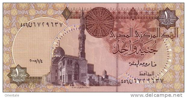 EGYPT  P. 50i 1 P 2005 UNC - Egipto