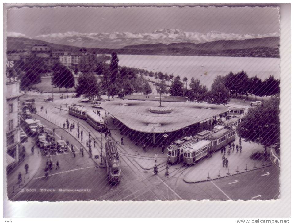 SUISSE ZURICH Bellevueplatz Tramway Gare - Zürich