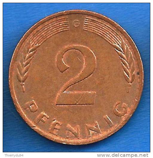 Allemagne 2 Pfennig G 1978 RFA Deutschland Germany Paypal Moneybookers OK - 2 Pfennig