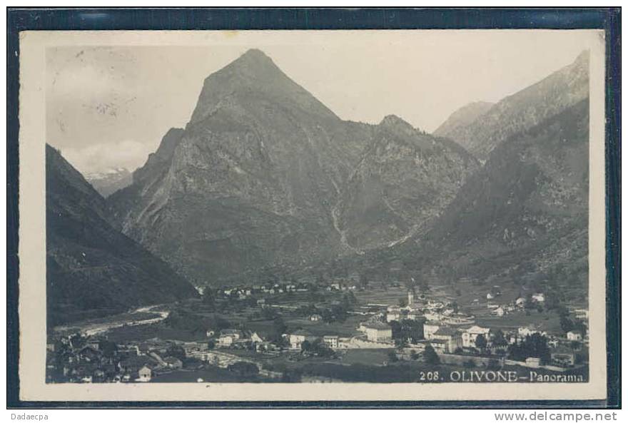 Olivone, Panorama, Vue Générale - Olivone