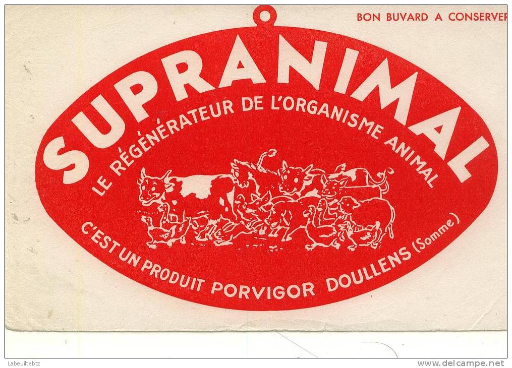 SUPRANIMAL C´est Un Produit PORVIGOR DOULLENS ( Somme )  PRIX FIXE - Animaux