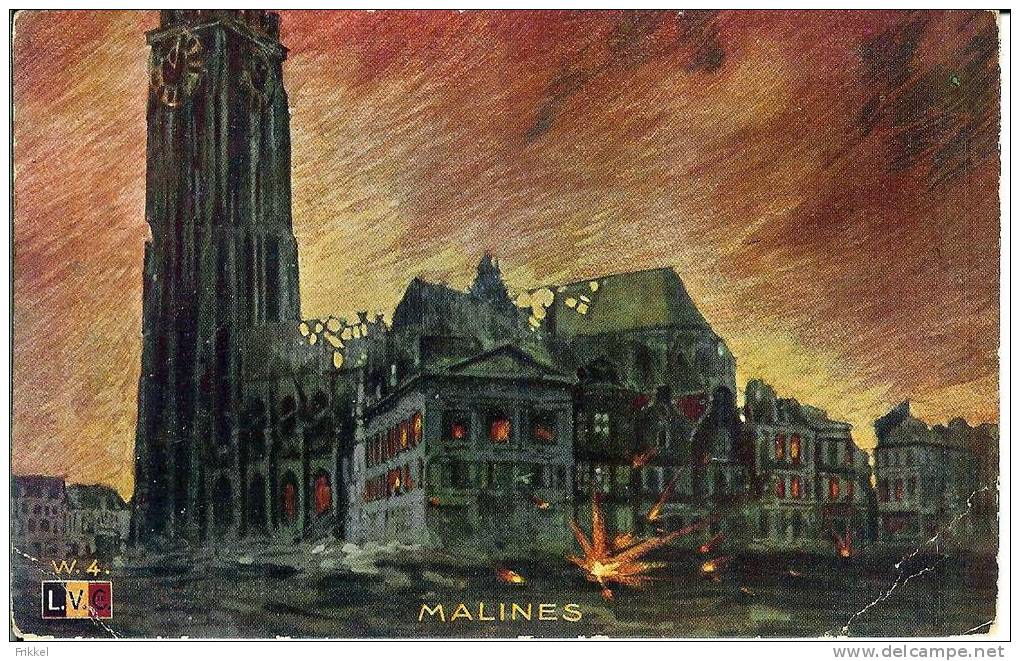 Mechelen Malines Oorlog Guerre - Malines