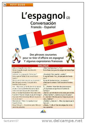 Livre Petit Guide L´espagnol - Tome 2, Conversacion Francés-Español Jala AEDIS 2000 - Dictionnaires