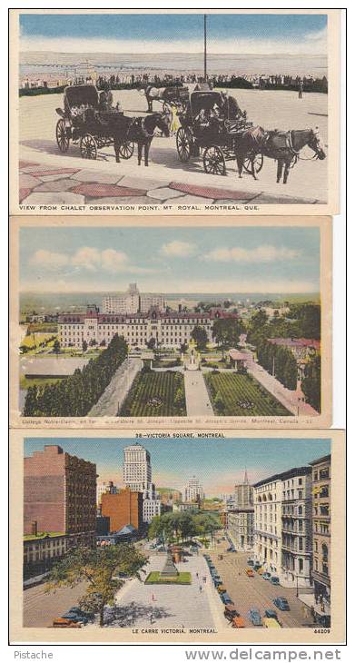 Montreal Québec Canada - Lot Of 24 - Good Condition - Used & Unused - 1930-1970 - 5 - 99 Postcards