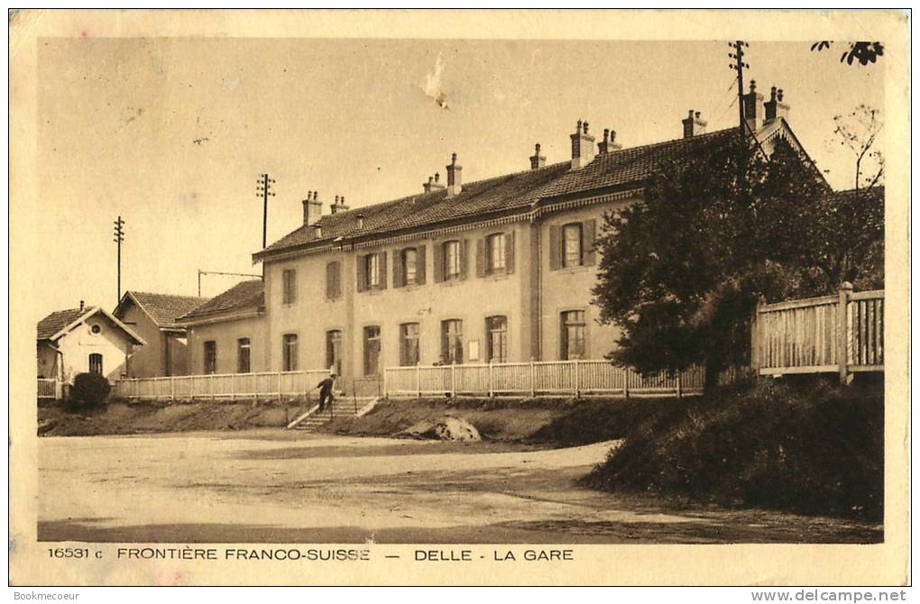 90100 DELLE LA GARE     "Jamais Vue " - Delle