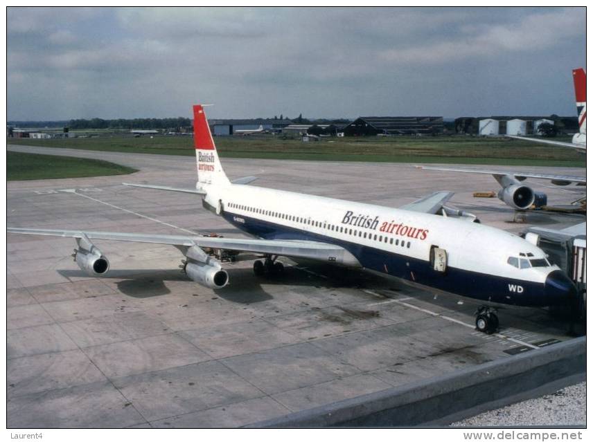 (avi 79) - Avion - Airplane - Boing 707 - British Airtours At Manchester Airport - 1946-....: Moderne