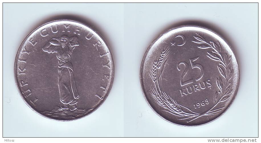 Turkey 25 Kurus 1968 - Turkey