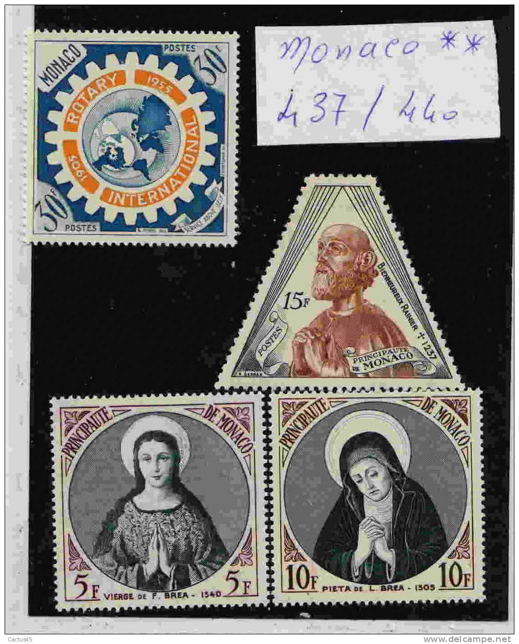 MC 437/440 Neufs Sans Charniere Tres Beaux - Altri & Non Classificati