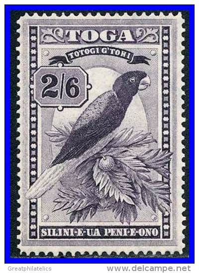 TONGA 1942 PARROT BIRD SC# 80//SG#81 VF MNH SCARCE CV£45,00 (D0564) - Tonga (...-1970)