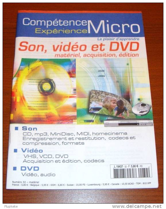 Compétence Micro Expérience 32 Avril 2003 Son Vidéo Et Dvd - Informatique