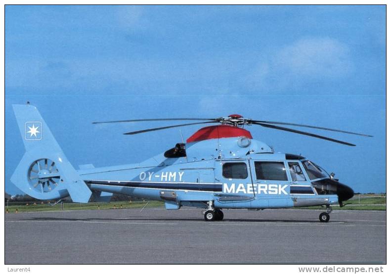 (avi 80) - Avion - Airplane - Eurocopter Dauphin 2 - Maersk Helicopters - Meetings