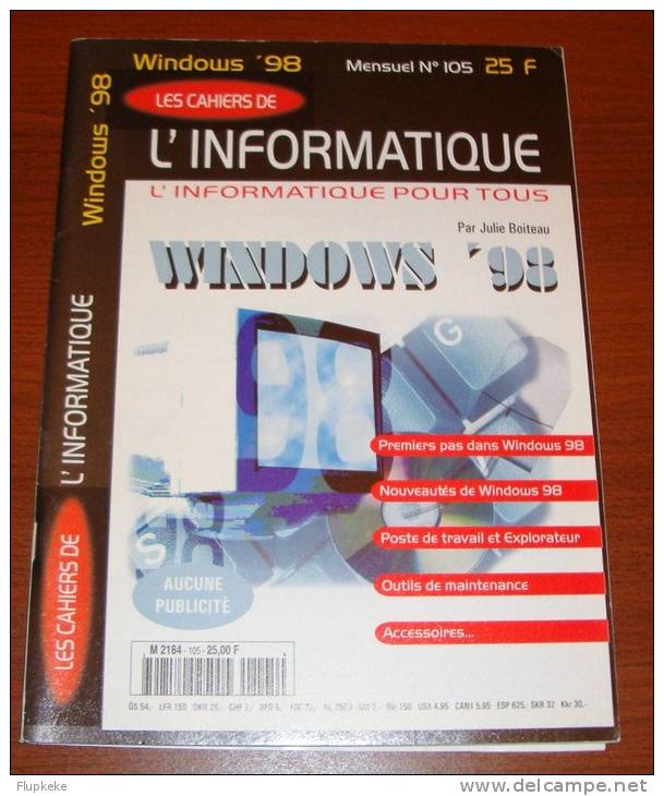 Cahiers De L´Informatique 105 Janvier 1998 - Informatique