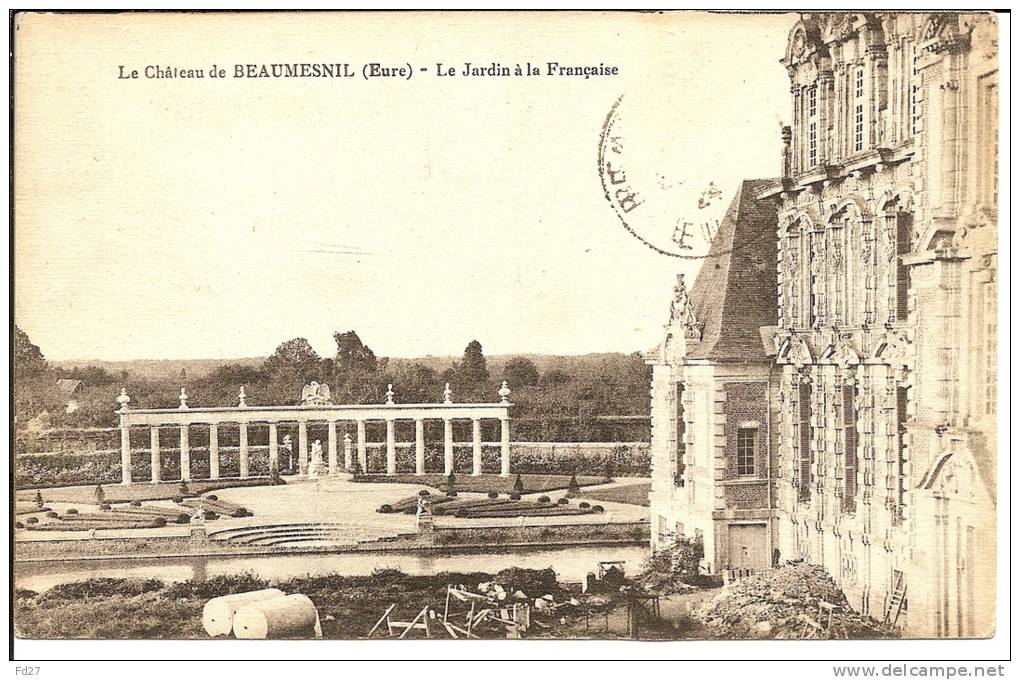 N°431 - Beaumesnil - Chateau De Beaumesnil Et Son Jardin à La Française - Beaumesnil