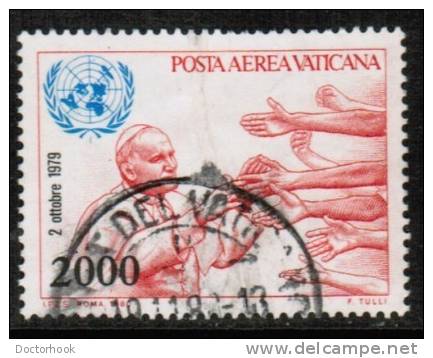 VATICAN   Scott #  C 71   USED Crease - Airmail