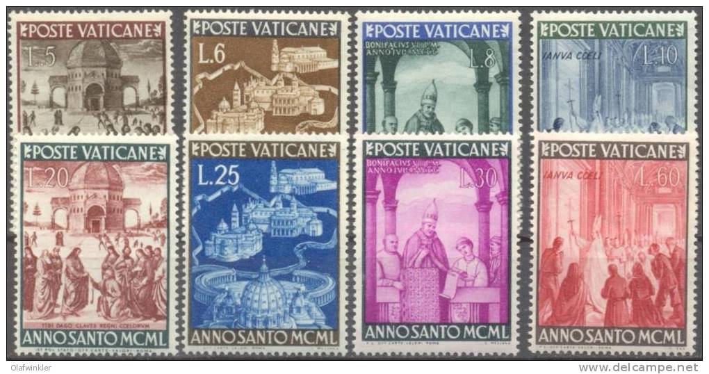 1949 Anno Santo No 132-9/ Mi 163-70 / Sc 132-9 / Y&T 150-7 Nuovo/neuf Sans Charniere/MNH [hap] - Nuevos