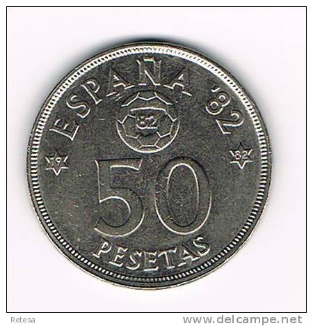 SPANJE 50 PESETAS 1980 (82) WK ESPANA 82 - 50 Pesetas