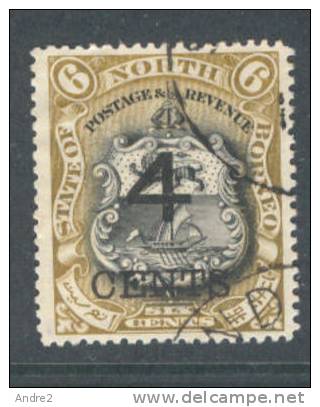 North Borneo - Borneo Du Nord - 1899  4c  On  6c - Noord Borneo (...-1963)