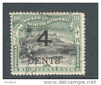 North Borneo - Borneo Du Nord - 1899  4c  On  18c - Noord Borneo (...-1963)