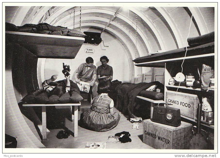 America - Radiation Shelter, Garden City, Long Island, New York 1954  BB343 - Long Island