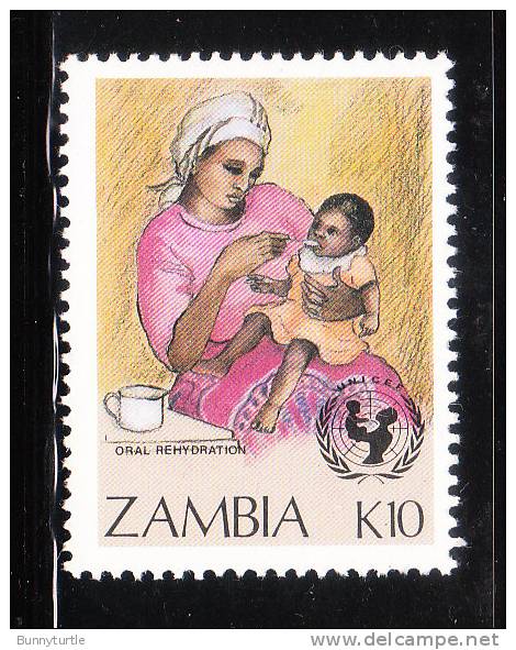 Zambia 1988 UN Child Survival Campaign 10k MNH - Zambia (1965-...)