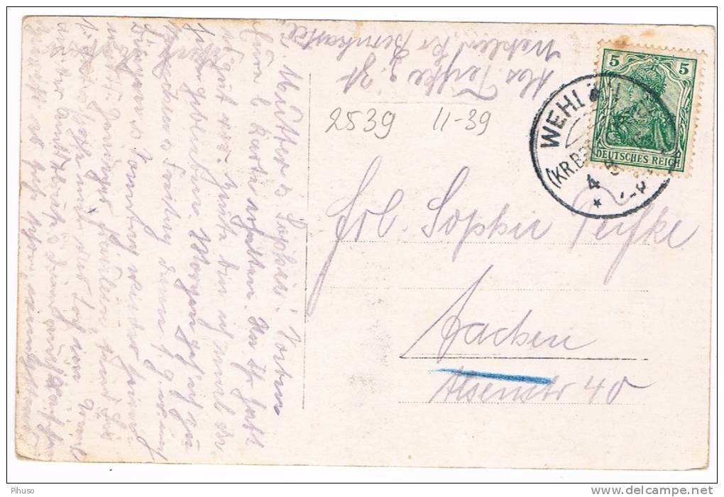 D2539   WEHL.... : RPPC - Wehlen