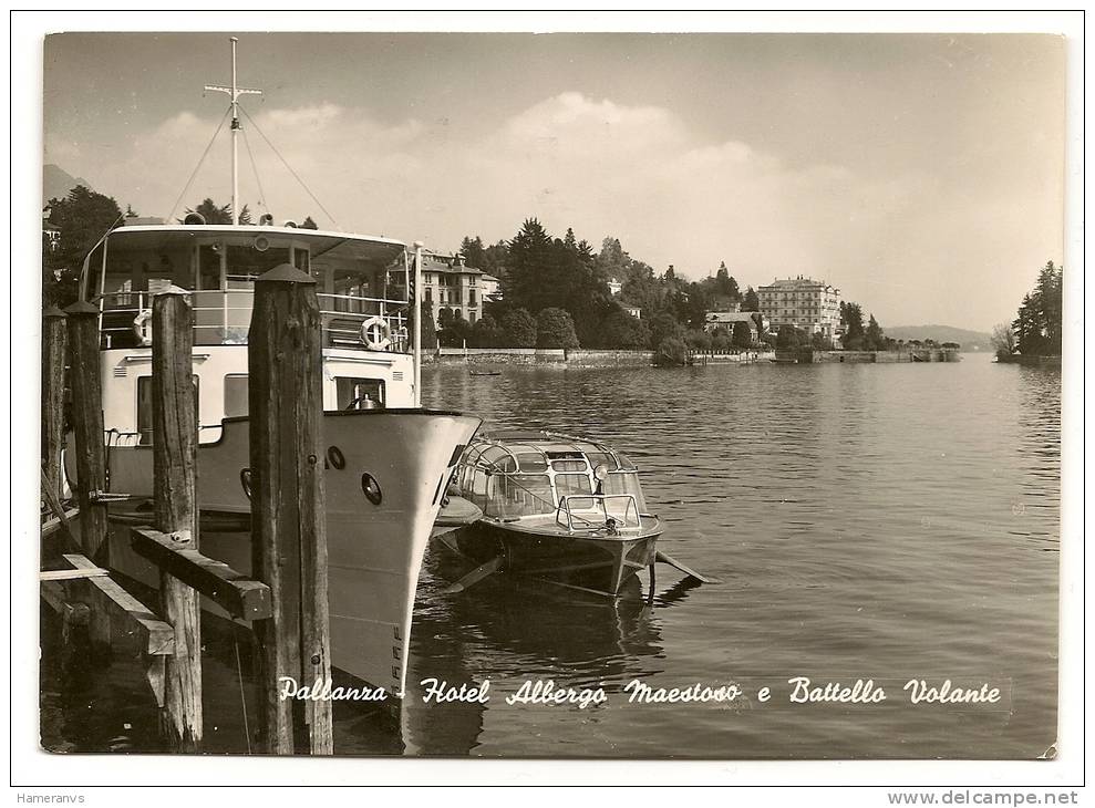 Pallanza - Hotel Albergo Maestoso E Battello Volante - H612 - Verbania