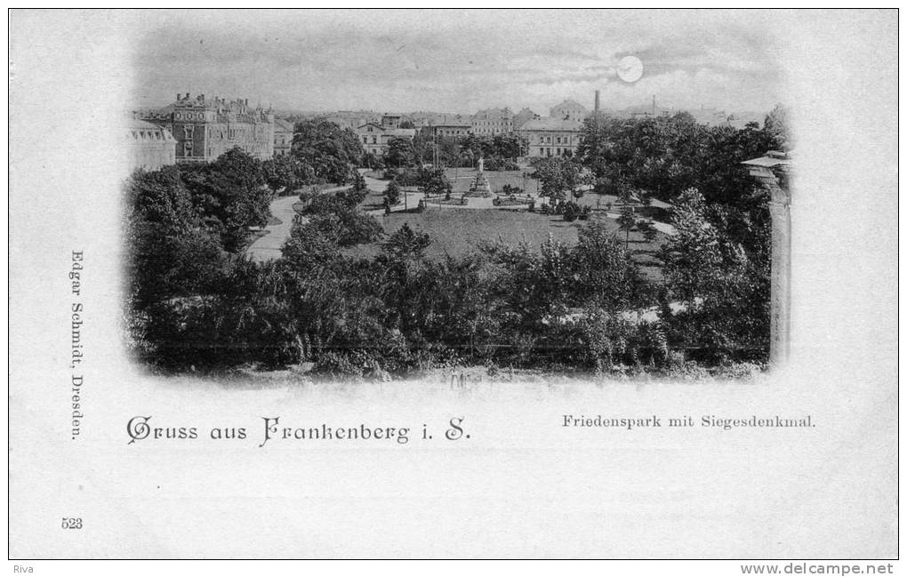 Gruss Aus Frankenberg (Friedenspark Mit Siegesdenkmal ) - Frankenberg (Eder)