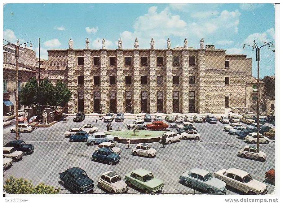 Ragusa - Palazzo E Piazza Delle Poste - Formato Grande -  Viaggiata 1975 - Ragusa