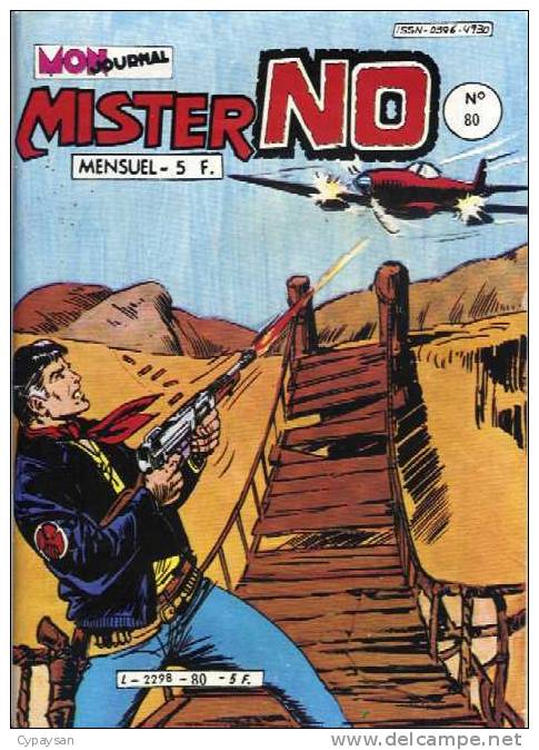 MISTER NO N° 80 BE MON JOURNAL 08-1982 - Mister No