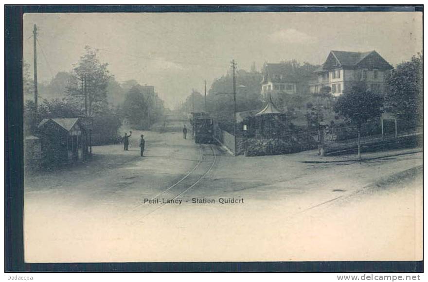 Petit-lancy, Station Quidort, Tram, Tramway, Strassenbahn, Animée, - Lancy