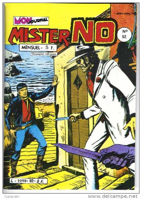 MISTER NO N° 92 BE MON JOURNAL 08-1983 - Mister No