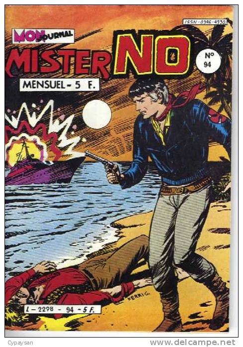 MISTER NO N° 94 BE MON JOURNAL 10-1983 - Mister No