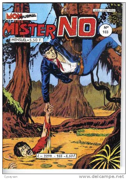 MISTER NO N° 103 BE MON JOURNAL 07-1984 - Mister No