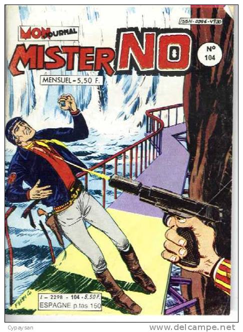 MISTER NO N° 104 BE MON JOURNAL 08-1984 - Mister No