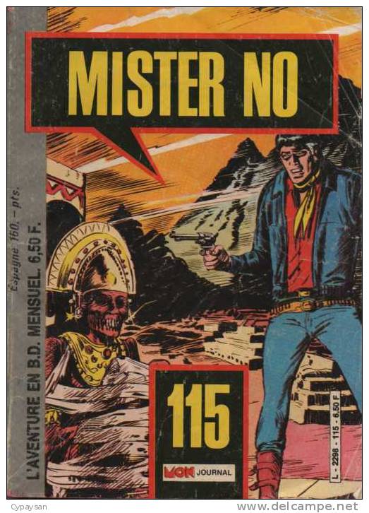 MISTER NO N° 115 BE MON JOURNAL 07-1985 - Mister No