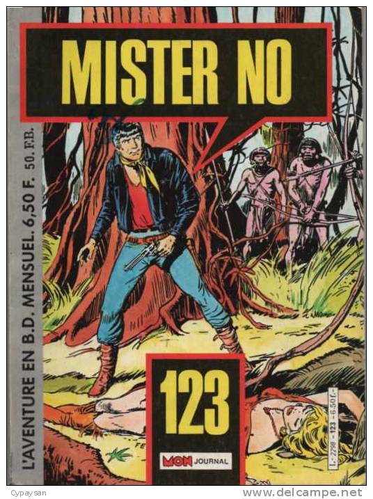 MISTER NO N° 123 BE MON JOURNAL 03-1986 - Mister No